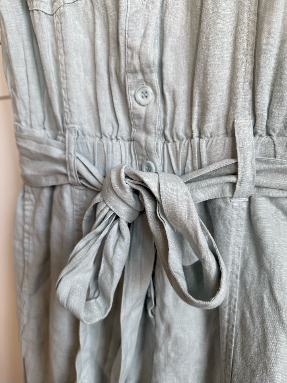 NWT Bella Dahl Linen Seamed Utility Jumpsuit | S - Picture 12 of 12